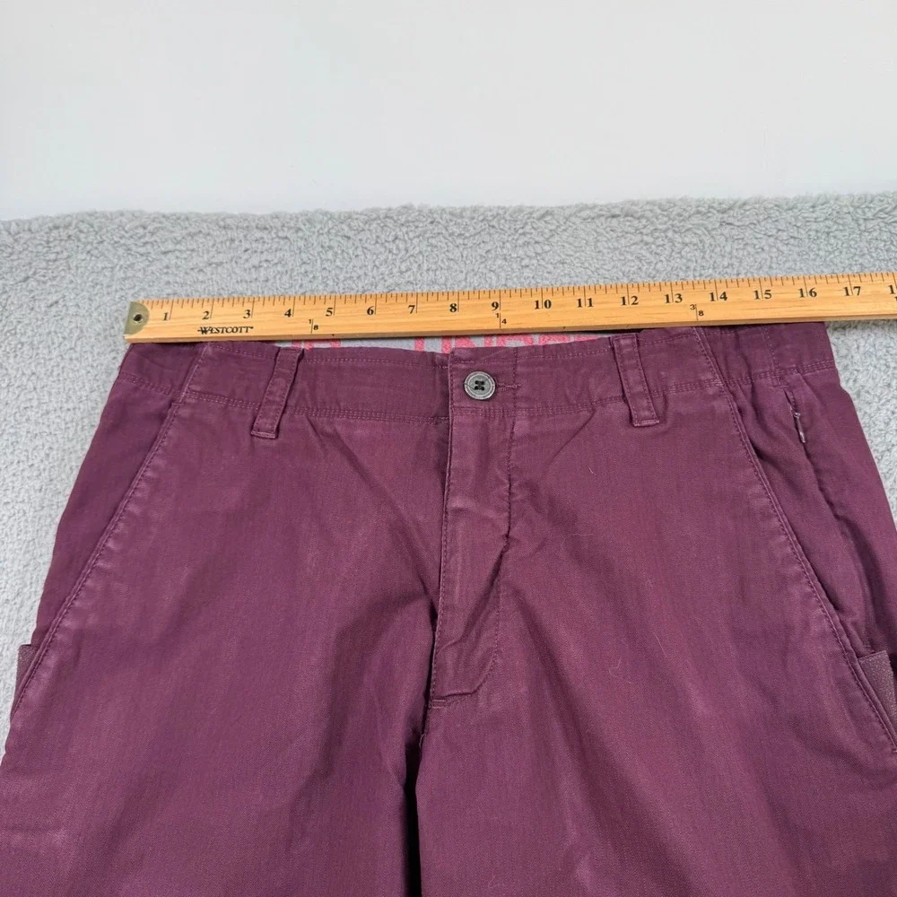 Under Armour Mens 34x31 Maroon Herringbone Chino Pants Straight Leg Stretch Golf